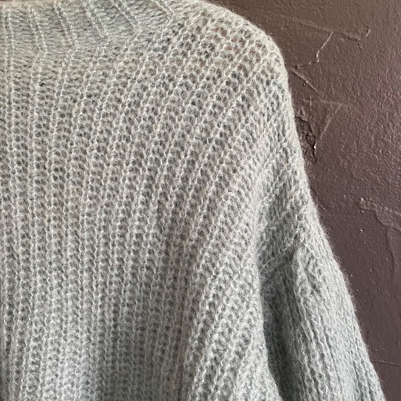 Sezane turquoise sweater sz small - Picture 3 of 4